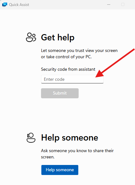 Quick Assist Quick Assist